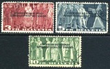 Switzerland 3O80-82 Used International Labor Bureau Official Part Set From 1944 - Service