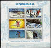 ANGUILLA   BF 30 **  Jo 1980 Patinage Hockey Sur Glace Luge Ski Bobsleigh - Hockey (sur Glace)