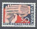 1962 Liechtenstein, Europa CEPT , Serie Completa Nuova (**) - 1962