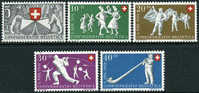 Switzerland B201-05 Mint Never Hinged Semi-Postal Set From 1951 - Neufs