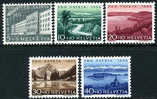 Switzerland B242-46 Mint Never Hinged Semi-Postal Set From 1955 - Neufs