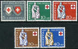 Switzerland B262-66 Mint Never Hinged Semi-Postal Set From 1957 - Unused Stamps