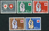 Switzerland B262-66 Mint Never Hinged Semi-Postal Set From 1957 - Ungebraucht
