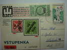 16  WORLD STAMP EXHIBITION PRAGA  PRAHA CESKOSLOVENSKO TCHECOSLOVAQUIE - Storia Postale