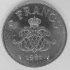 2 Francs 1981   Rainier III - 1960-2001 Nouveaux Francs