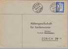 Norwegen 1955-11-18 Oslo Brief Nach Zürich 55Öre EF - Storia Postale