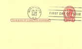 (d) FDC Pour L'entier Postal Lincoln - 1951-1960