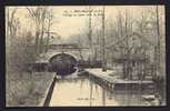 CPA  ANCIENNE- FRANCE- ATHIS-MONS (91)- L'ORGE SE JETANT DANS LA SEINE- LE PONT AU PASSAGE DU TRAIN- PASSERELLE - Athis Mons