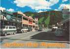 Jackson Hole WY Wyoming, Street Scene Autos, Hotel, Wax Museum, On C1980s Vintage Postcard - Sonstige & Ohne Zuordnung