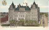 New York State Capitol Building, Albany NY On C1910s Vintage  Postcard - Albany