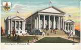 Virginia State Capitol Building , Richmond VA On C1910s Vintage  Postcard - Richmond