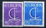 1966 Europa C.E.P.T., Italia, Serie Completa Nuova (**) - 1966