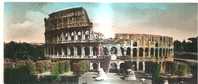 58548)cartolina Illutratoria Roma - Il Colosseo E Panorama - Colosseum