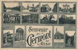 Souvenir De CLERMONT-sur-OISE - Carte Multivues - Clermont