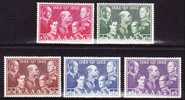 GREECE 1963 Centenary Of Greek Royal Dynasty MH Set Vl. 867 / 871 - Unused Stamps