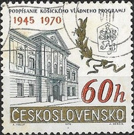 CZECHOSLOVAKIA 1970 25th Anniv Of Kosice Reforms - 60h Town Hall, Kosice FU - Used Stamps