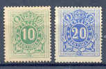 Belgie - Belgique Ocb Nr :  TX 1 - 2 * MH  (zie  Scan) - Stamps