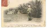 Extrème Sud  Combat D'In - Rhar , L'Artillerie Devant La Casbah  1905 - Sidi-bel-Abbès