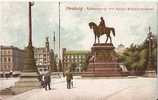 AK - HAMBURG - RATHAUSMARKT MIT KAISER WITHELMDENKMAL - 1908 - Harburg