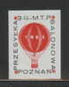 POLAND 1965 BALLOON POST STAMP POZNAN INTERNATIONAL TRADE EXHIBITION NHM - Fantasie Vignetten