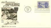 (d) FDC Centennial Of Engineering (pont) - 1951-1960