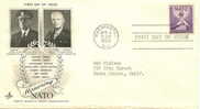 (d) FDC Nato/otan - 1951-1960