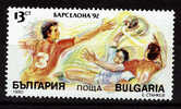 BULGARIE    N ° 3321   * *    Jo 1992   Handball - Handball