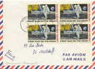 (d) FDC First Man On The Moon (bloc De 4 Timbres) - 1961-1970