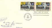 (d) FDC First Man On The Moon (bloc De 2 Timbres) - 1961-1970