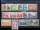 Monaco  119/134*   Cote 635 € (manque Le 123) - Unused Stamps