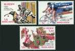 (111 B) Bangla Desh  1984  Sport / Olympics / Los Angeles / Volleyball / Cycling / Hockey / JO  ** / Mnh  Michel 220-22 - Bangladesch