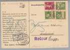 Heimat AG Fislisbach 1937-09-21 Nachnahmekarte M.Zu#K8,22 Von Brugg - Tête-bêche