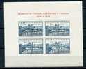 Czechoslovakia 1950 Sheet  Sc 434A Mi Block 12 MNH Praga CV 50 Euro - Neufs