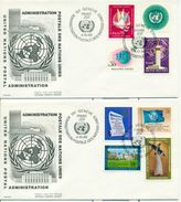 United Nations 1969 2 FDC First Definitive Set - FDC