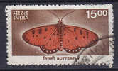 India 2000 Mi. 1797    15 R Butterfly Schmetterling Papillon - Usados