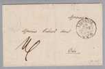 Heimat VD Lausanne 1838-09-29 Vorphilabrief Nach Orbe - ...-1845 Prephilately