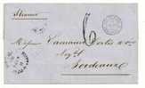 Lettre - GUADELOUPE - POINTE A PITRE - PORT DU -TAXEE - Maritime - 1862 - TTTTB - Covers & Documents