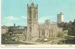 POSTCARD  UNITED KINGDOM   1973 - MANCHESTER - THE CATHEDRAL FLOWN  1973 FROM MANCHESTER   TO ANDORRA -11/6/1973 - Manchester