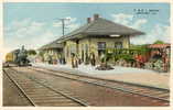 BENTON (Illinois) Gare Train Beau Plan - Andere & Zonder Classificatie