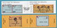 2008  857-58 DER BRIEF  CROAZIA  KROATIEN HRVATSKA   EUROPA CEPT BOOKLET RARO  USED - 2008