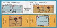 2008  857-58  DER BRIEF  CROAZIA  KROATIEN HRVATSKA   EUROPA CEPT BOOKLET RARO  USED - 2008