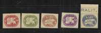 ITALIA REGNO ITALY KINGDOM LUOGOTENENZA 1945 CORALIT LEONE E BICICLETTA SERIE COMPLETA COMPLETE SET MNH - Nuovi