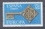 1968 Spagna, Europa CEPT , Serie Completa Nuova (**) - 1968