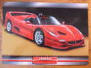 FERRARI F50 - FICHE VOITURE GRAND FORMAT (A4) - 1998 - Auto Automobile Automobiles Car Cars Voitures - Voitures