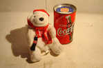 OURS PUB / COCA COLA / BURGER KING 1999 HT 13CM + BOITE CANETTE - Osos