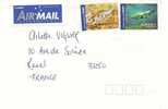 Australie 2 Timbres Sur Enveloppe - Postmark Collection