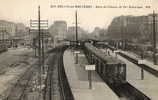 BECON LES BRUYERES (92) Gare Train Chemin De Fer électrique Réseau Banlieue - Andere & Zonder Classificatie