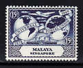 Singapore MNH Scott #24 15c UPU Issue - 75th Anniversary - Singapur (...-1959)