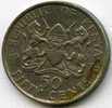 Kenya 50 Cents 1975 KM 13 - Kenya
