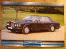 BENTLEY TURBO R - FICHE VOITURE GRAND FORMAT (A4) - 1998 - Auto Automobile Automobiles Voitures Car Cars - Voitures
